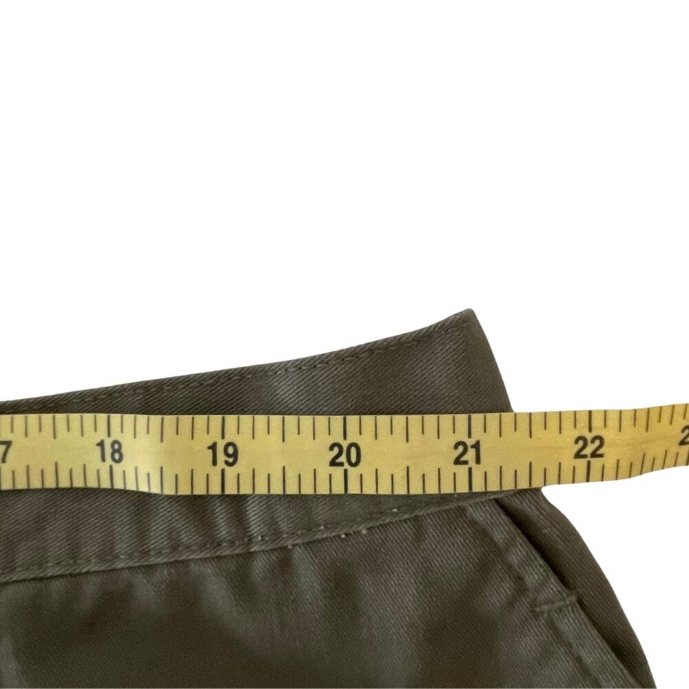 VTG NWOT Cabin Creek Long Olive Green Cotton Skirt - Plus 26W - Preppy Academia - Picture 4 of 8
